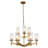 9 - Light Dimmable Tiered Chandelier-1344369271