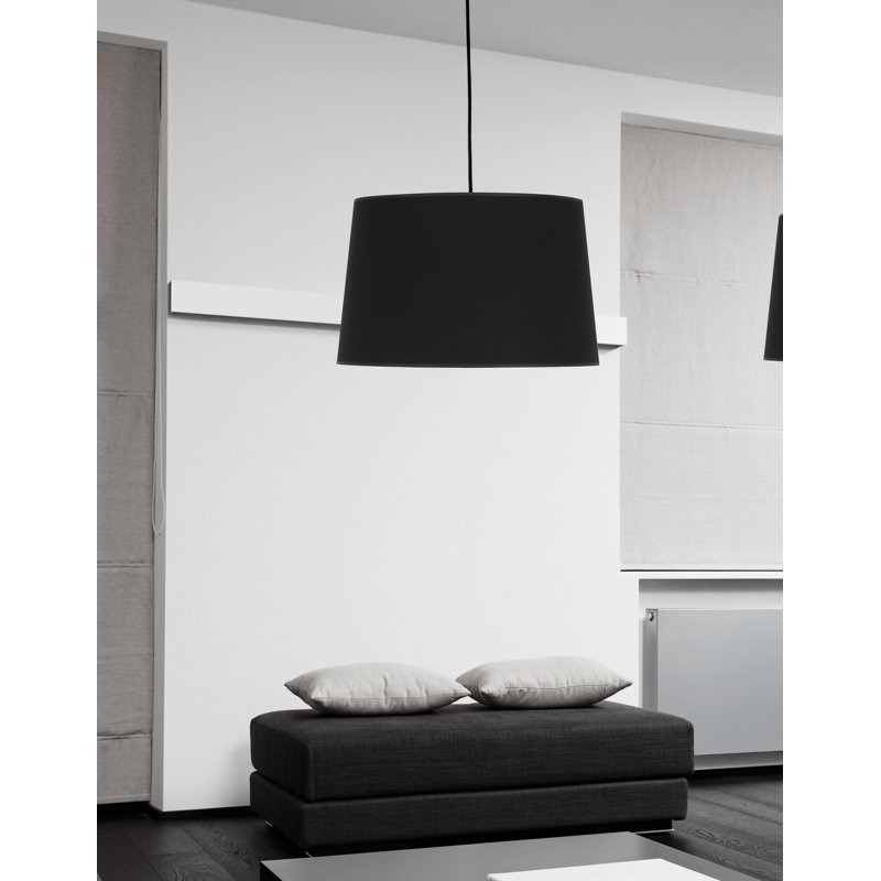 Ksawery 1 - Light Drum Pendant, Black