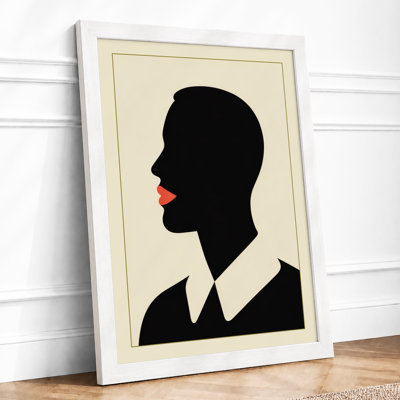 Silhouetted Profile Minimalist - Print
