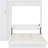 Bed With Shelves, Wardrobe, And Beaming Led Lights - Space Saving For Home Office, Guest Room, Gym White Full Size Wall Ideal Saver Office & Room Finish-420589999-420589998