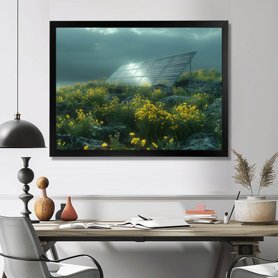 Yellow Green Eco Friendly Energy Solar Panels - Solar Panels Wall Decor -  Ebern Designs, 6DA636E3DFDD44D9A7A03C65E84A2D54