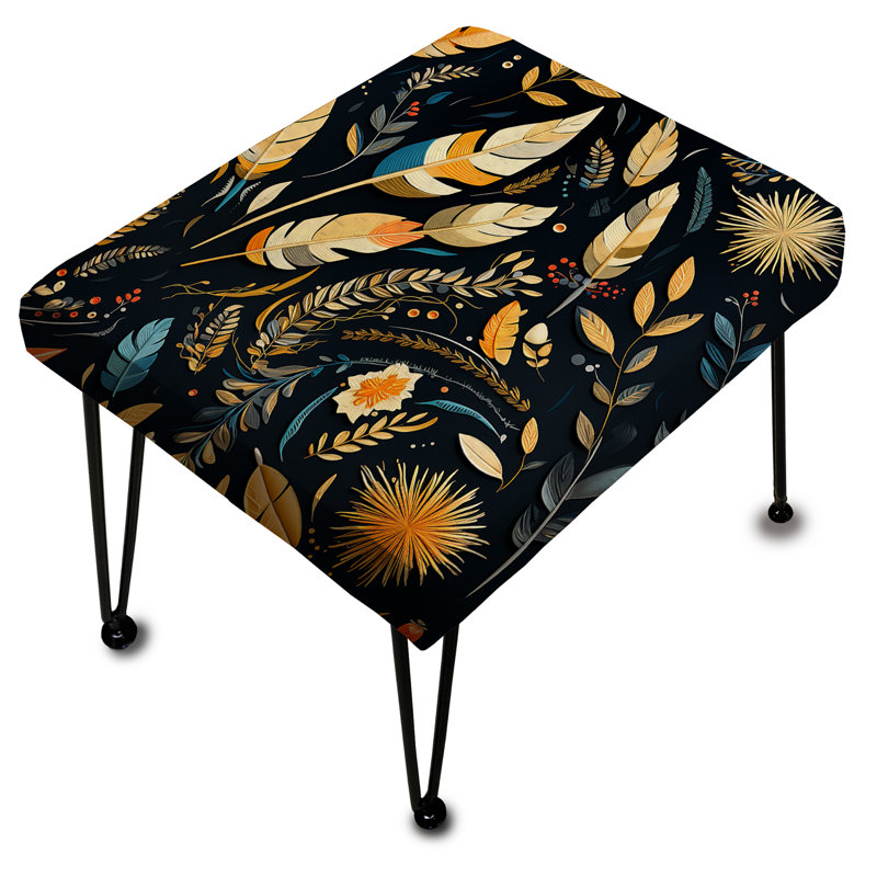 Bohemian Rhapsody Boho Pattern - Boho Rectangle Ottoman