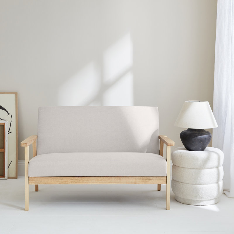 Mitre 2 Seater Loveseat, White