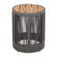 Ensemble de 2 tables d'extérieur de 26 po et 12 po de style rustique industriel avec table basse et corde d'appoint-253518469