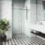 Porte de douche coulissante sans cadre avec verre transparent 3/8 po l 56-60 po x H 76 po Cass-55865507