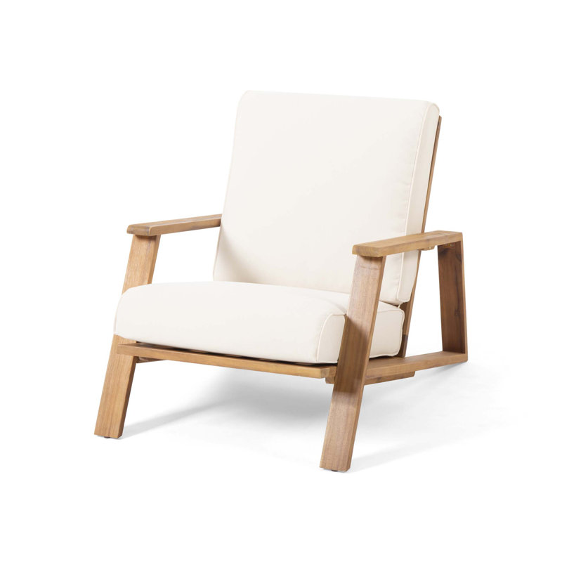 Fauteuil club moderne, Beige