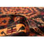Tapis noir Teimani 3 pi 11 po x 6 pi 2 po