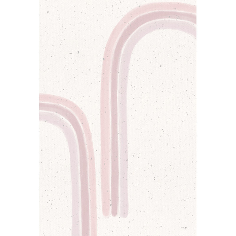Rainbow Blush II by Leah York - Wrapped Canvas Painting, 46cm H x 30cm W