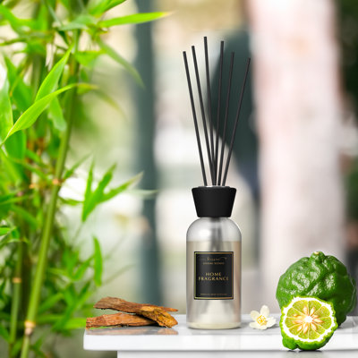 Ensemble de diffuseur de roseaux avec tiges de roseau Kissmi Scents 02 Zen Temple Forest Spa