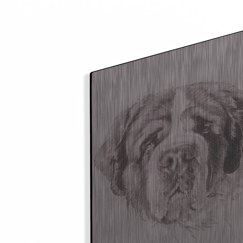 «St. Bernard» par Barbara Keith, H 16 po x l 12 po