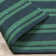 Tapis vert à rayures tissé à la main Performance