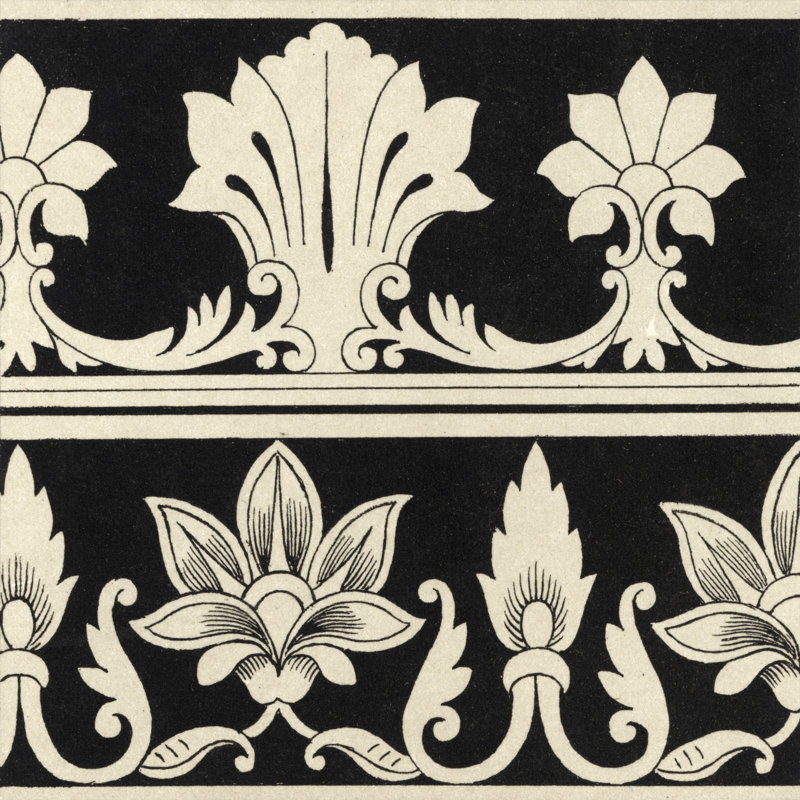 Ornamental Tile Motif II by Vision Studio - Wrapped Canvas Art Prints, 30cm H x 30cm W x 3.8cm D