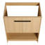 Meuble-lavabo autoportant de 30 po, armoire en contreplaqué 2 portes, facile à entretenir et à eau, assemblage simple, conception américaine, meuble-lavabo en chêne 2 portes, style, couleur