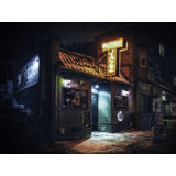 The Jazz Estate Nightclub Print by Scott Norris