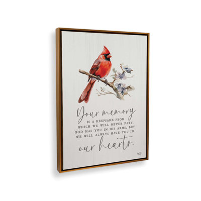 «Your Memory Cardinal» par Lux + Me Designs, reproduction d'art
