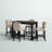 Adler Wood 5-Piece Bar Set