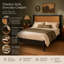 Structure de lit Bolton Queen Boho-133600074