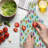 Ambesonne Hearts Tempered Glass Cutting Board Smiling Pattern Funny Design Multicolor