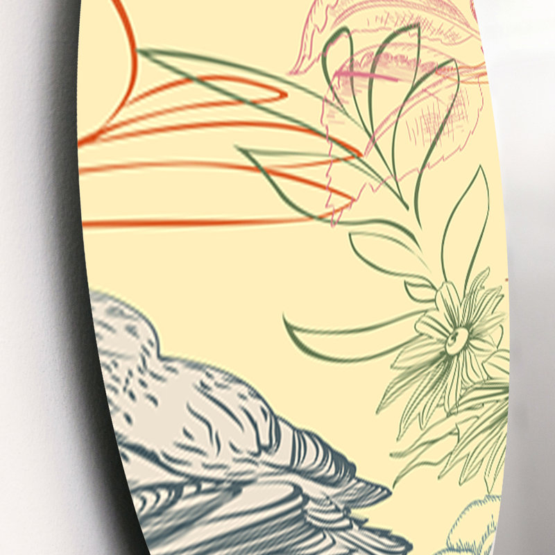 Plants & Flowers Wall Decor on Metal