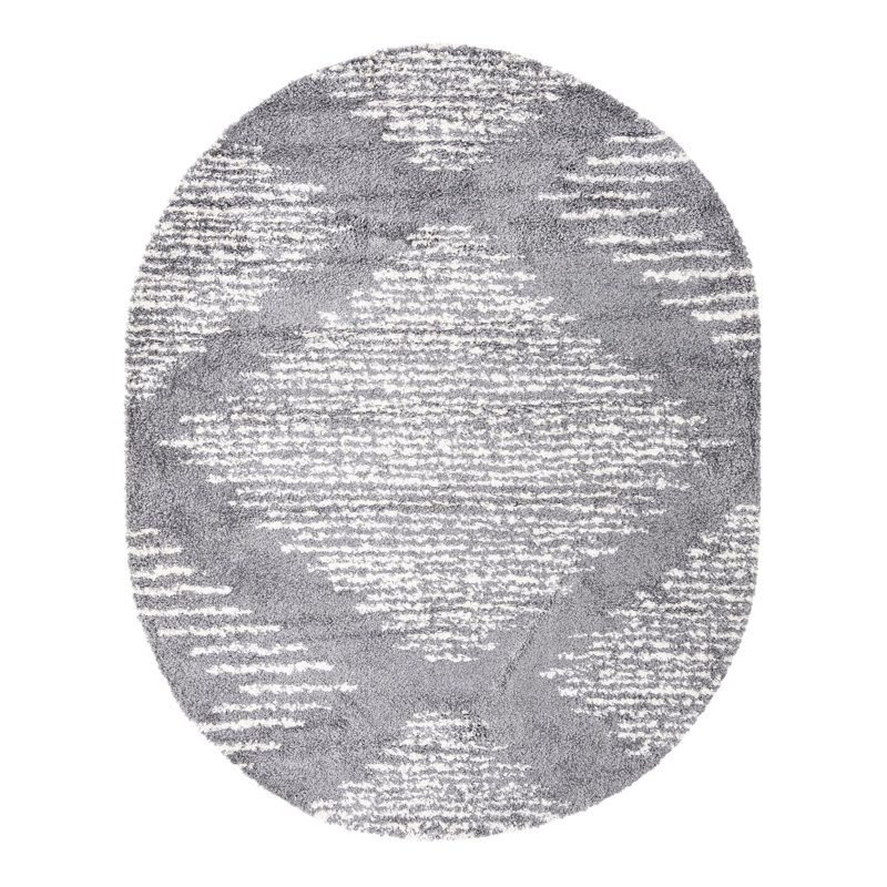 Irsad Geometric Indoor Rug, Oval 7'10" x 10'