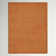 Tapis orange uni en laine touffeté à la main