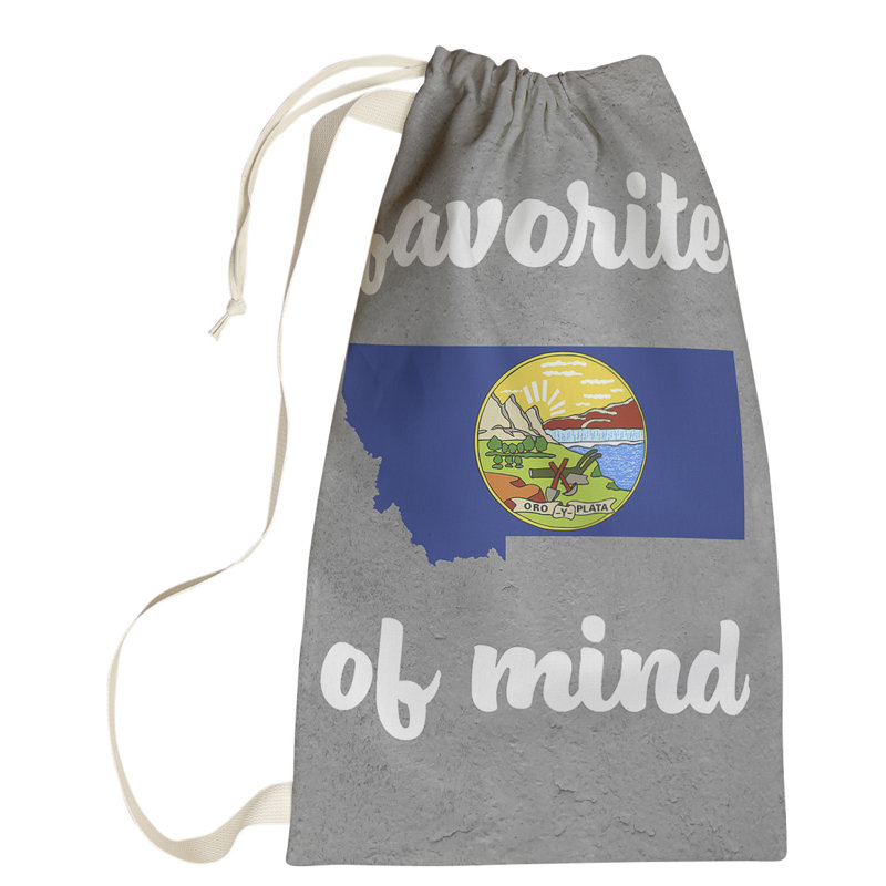 Fabric Laundry Bag with Handles, Small (64" H x 20" W x 1.5" D), Montana