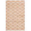 Tapis géométrique en jute de coton tissé à la main Cowden-307926202