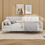 Queen Size Upholstered Daybed With 4 Support Legs-114772136