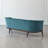 Channel Back Sofa-Dragonfly Velvet