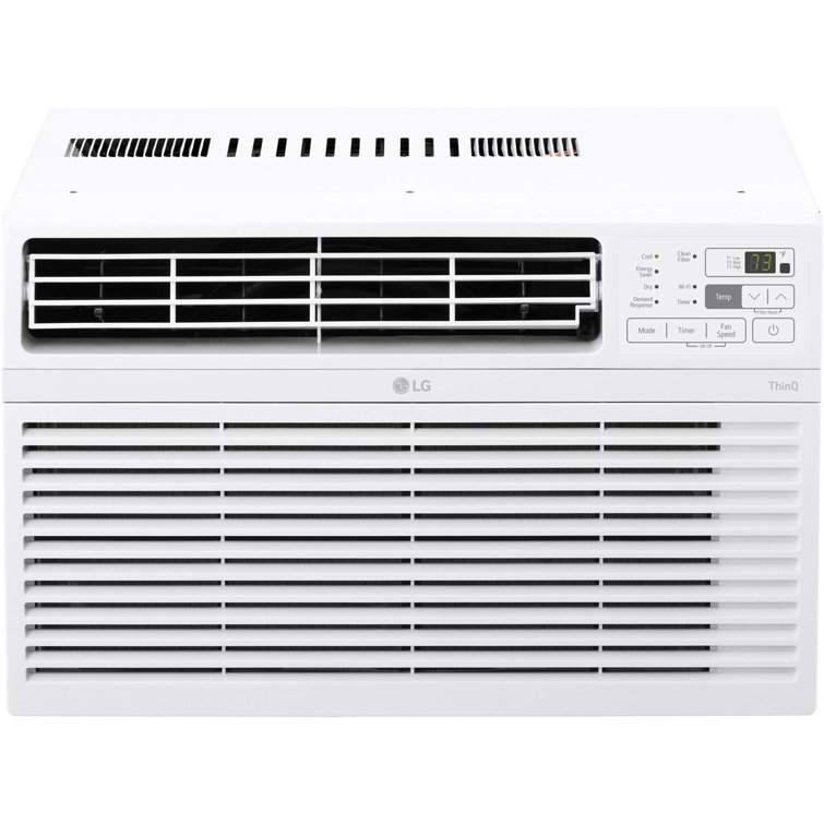8,000 BTU 115V Window-Mounted Air Conditioner with Wi-Fi Control