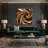 Lyrical Abstraction 22 Brown Canvas Wall Art-288421551