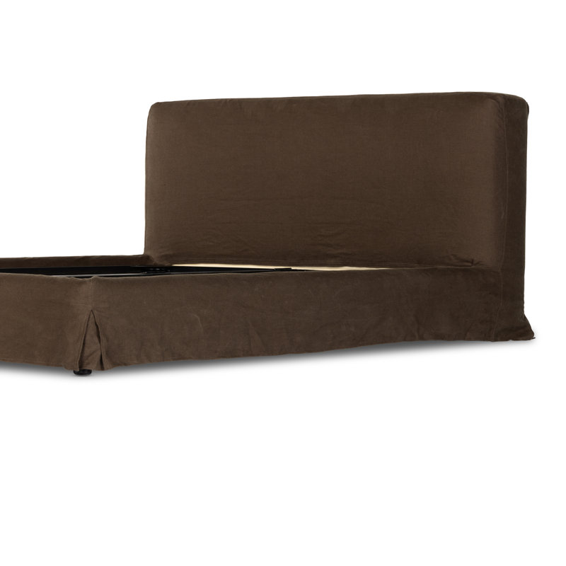 Aidan Upholstered Bed, Brussels Coffee, King