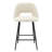 Kiyanni Upholstered 26.8" Boucle Counter Stool with Metal Frame-2100593012