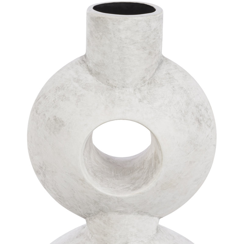 Vase de table en céramique Fitzpatrick, Gris clair