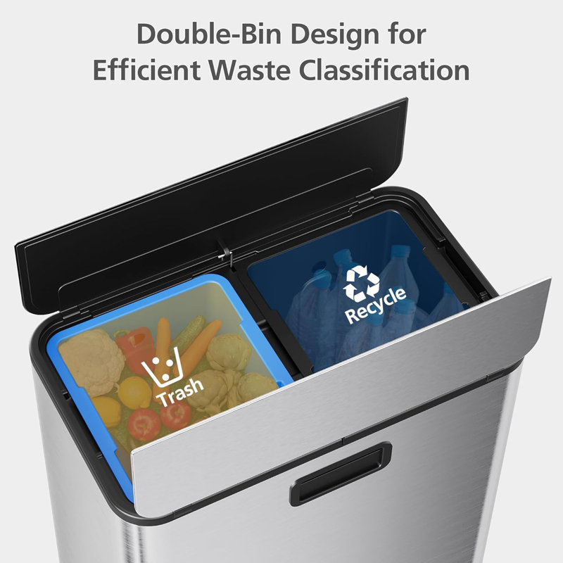 Stainless Steel Kitchen Trash Can