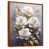 Toile avec cadre flottant brun sélectionné