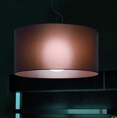 Fog 1 - Light Pendant, 13.8" H x 27.6" W x 27.6" D, Mocha