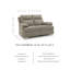 Causeuse inclinable Needham-1827527588