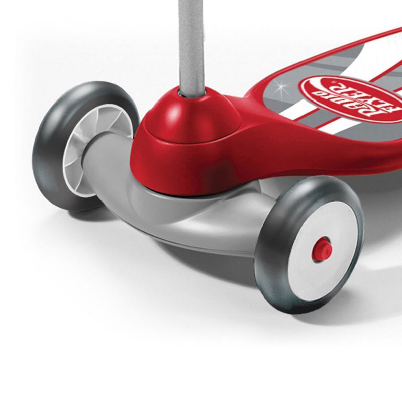 Radio Flyer 539S My 1st Scooter Stable 3 Wheeled Sport Ages 2+ Kid Scooter, Red