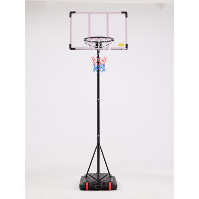 Adjustable Portable Kids Basketball Hoops & Goals - Height-Adjustable Wheeled Basketball System for Children