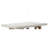 Faux Concrete Top & Walnut Finish Rectangular Coffee Table