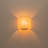 1-Light Flush Mounted Linen Wall Sconce