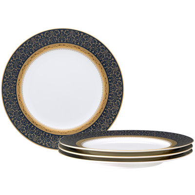 Assiettes décoratives Noritake Odessa Cobalt, 9 po