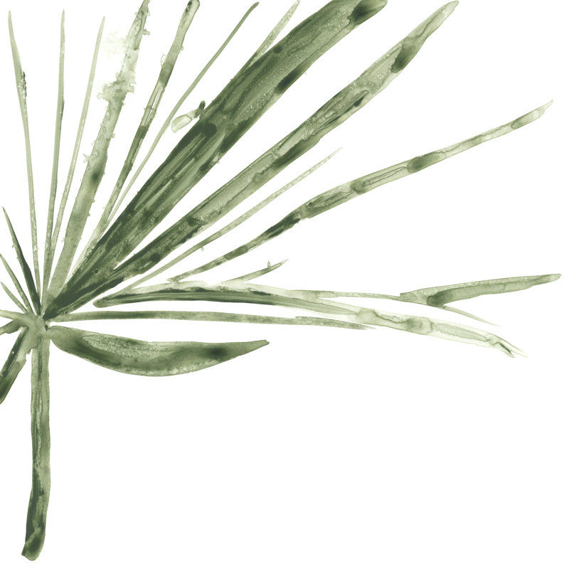«Verdant Impressions VI», peinture sur toile tendue, H 12 po x l 12 po