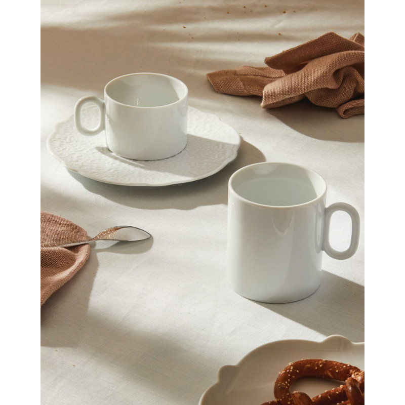 Dressed Porcelain Saucer