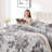 Fluffy Comforter Set 2 Pieces- All Seasons Heavy Faux Fur Comforter With One Pillowcase-116802354-116802363