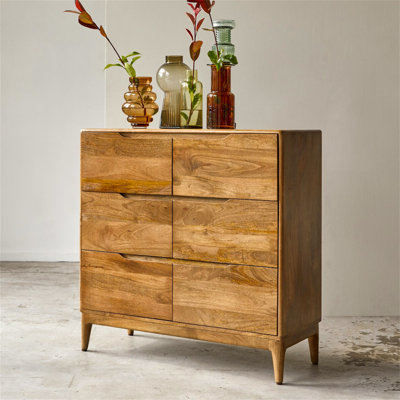 Leventhal Solid Wood 6 -Drawer Accent Chest