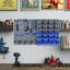 Storage Bins Parts Rack