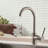 Kitchen Faucet Single Handle Stainless Steel,Commercial Single Hole Kitchen Sink Faucet,Modern One Hole Bar Sink Faucet