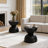 Solid Pine Wood End Table-1605523563